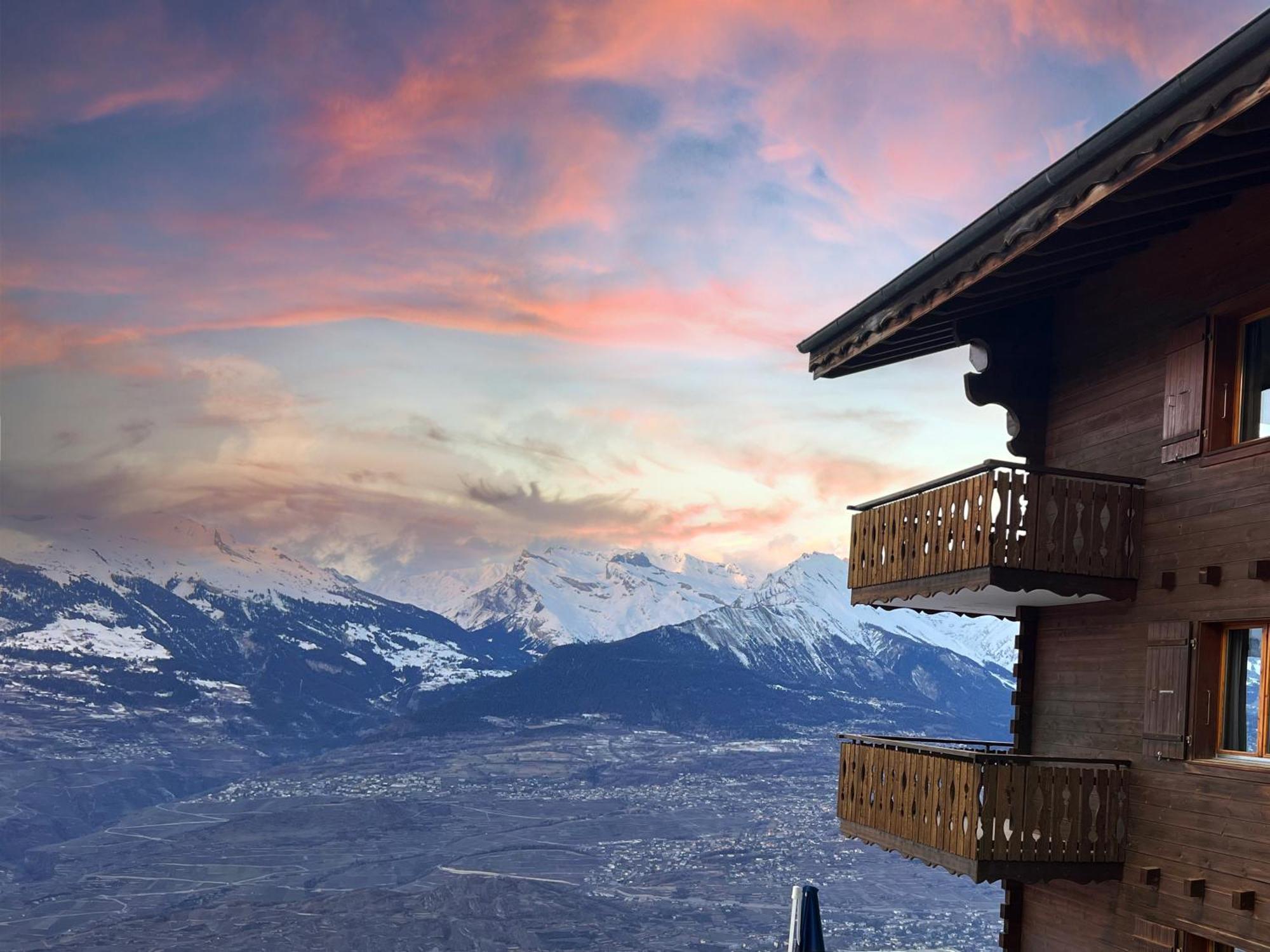 Hotel Chalet Royal Veysonnaz Bagian luar foto